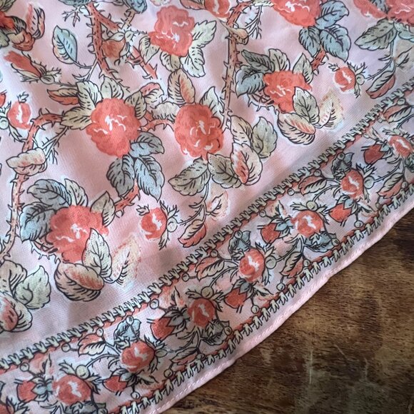 Floral Print Pleated Skirt By Max Studio S Polyester & Rayon Blend - Picture 8 of 8